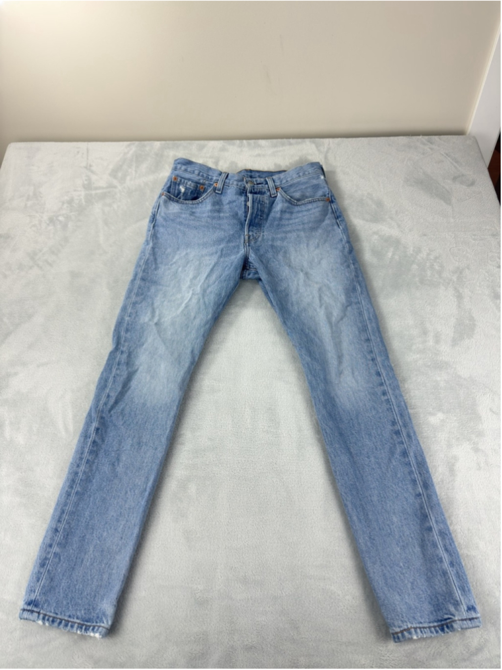 Levi's Jeans Womens 30x29 Blue 501S Regular Straight Leg Denim Button Fly Mexico